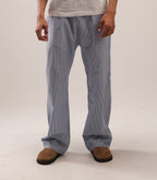 Striped pants in blue