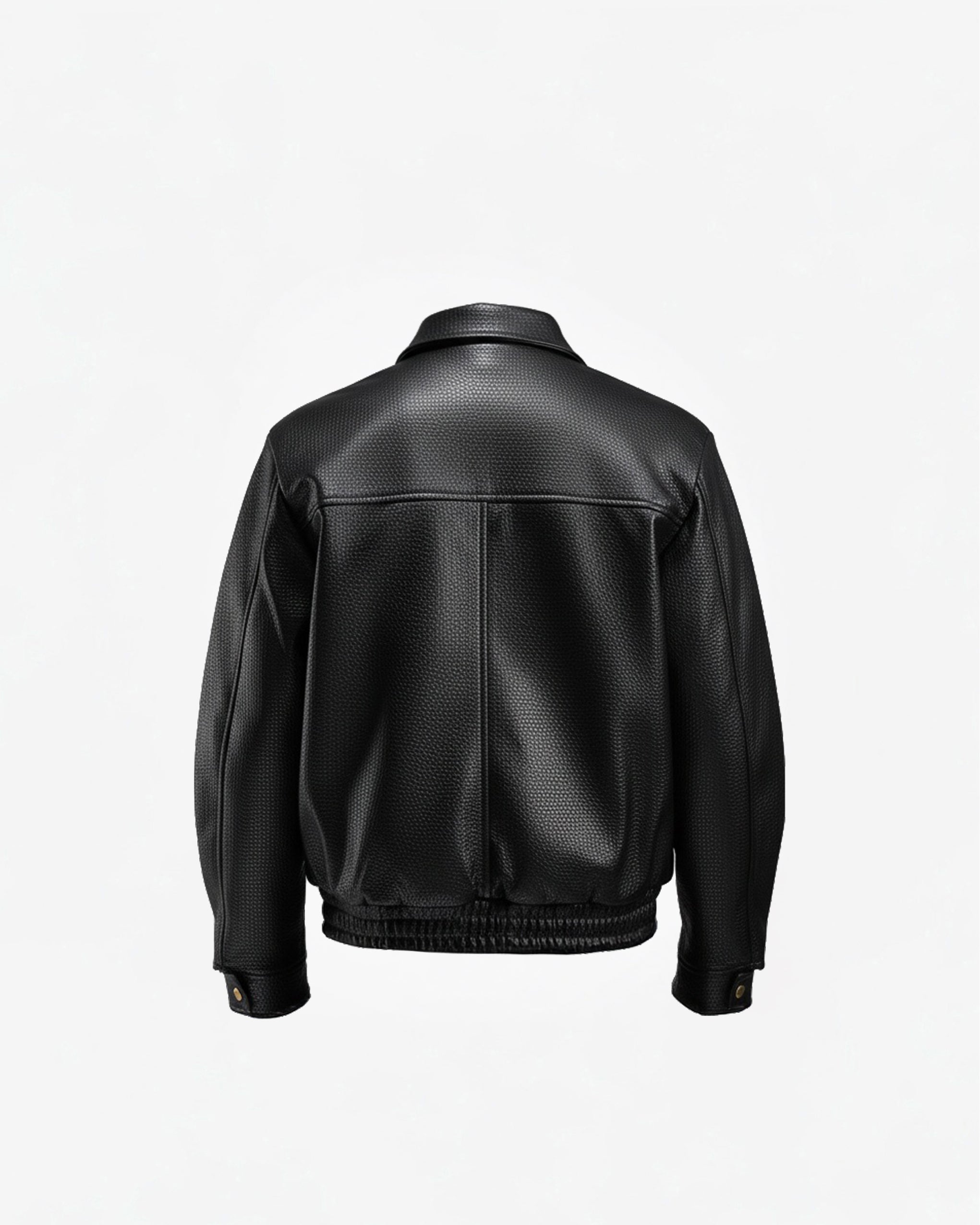 BOMBER JACKET IN BUBBLED BLACK