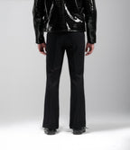 CHINO FLARED IN BLACK