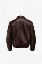 BOMBER JACKET IN BRUN SEPIA