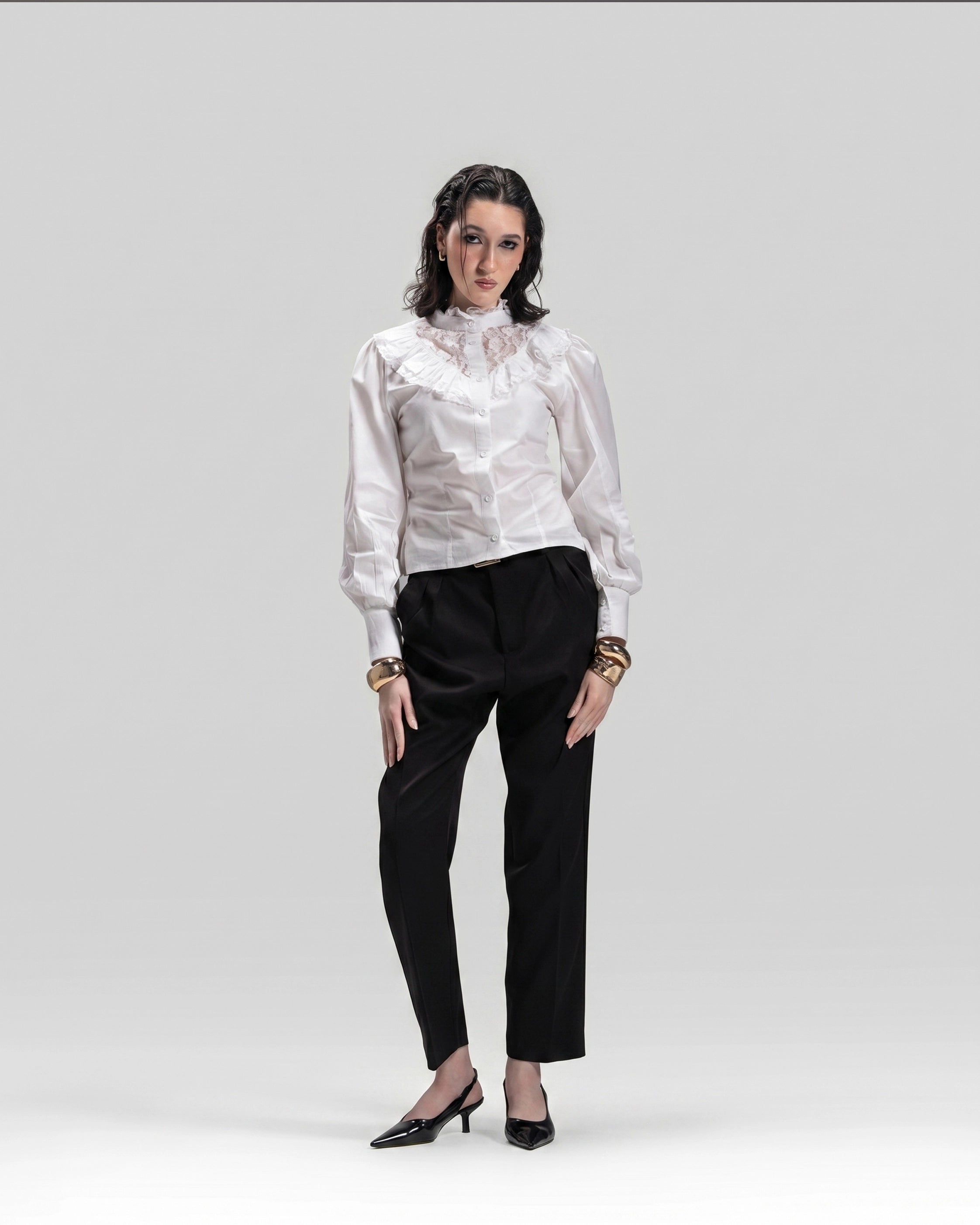ROYAL WHITE BLOUSE