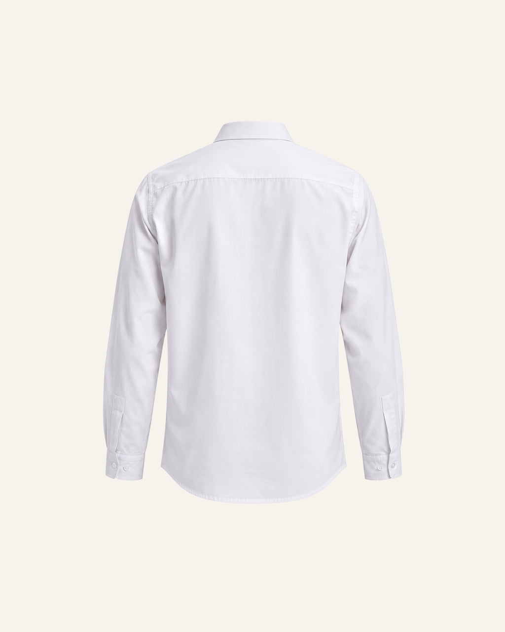 WHITE PLEATED SHIRT