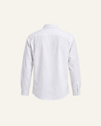 WHITE PLEATED SHIRT