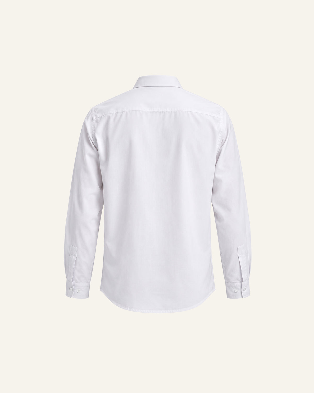 WHITE PLEATED SHIRT