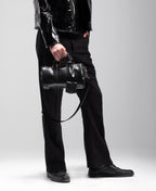 CROCODILE SMALL BAG IN BLACK