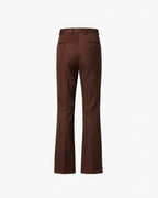 CHINO FLARED IN BROWN