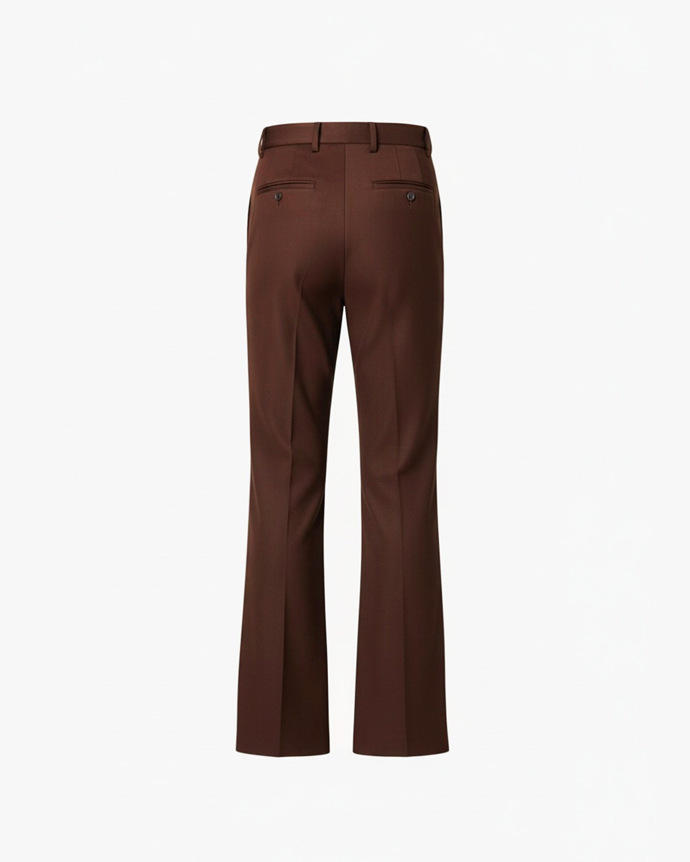 CHINO FLARED IN BROWN