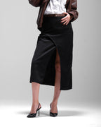 MIDI SKIRT WALES WOOL