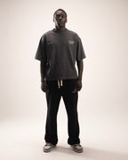 Printed Boxy fit T-Shirt in Gray