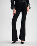 FLARED LEGGINGS PANTS IN BLACK