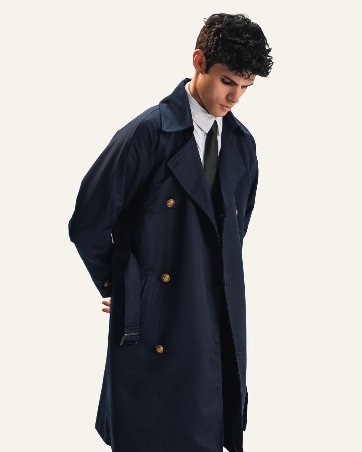 DOUBLE-BREASTED TRENCH COAT