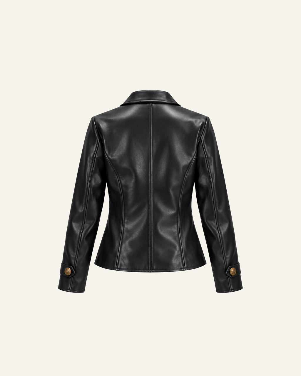 NAPOLEON LEATHER JACKET IN BLACK