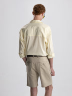 RELAXED SHIRT COTTON IN BABY YELLOW