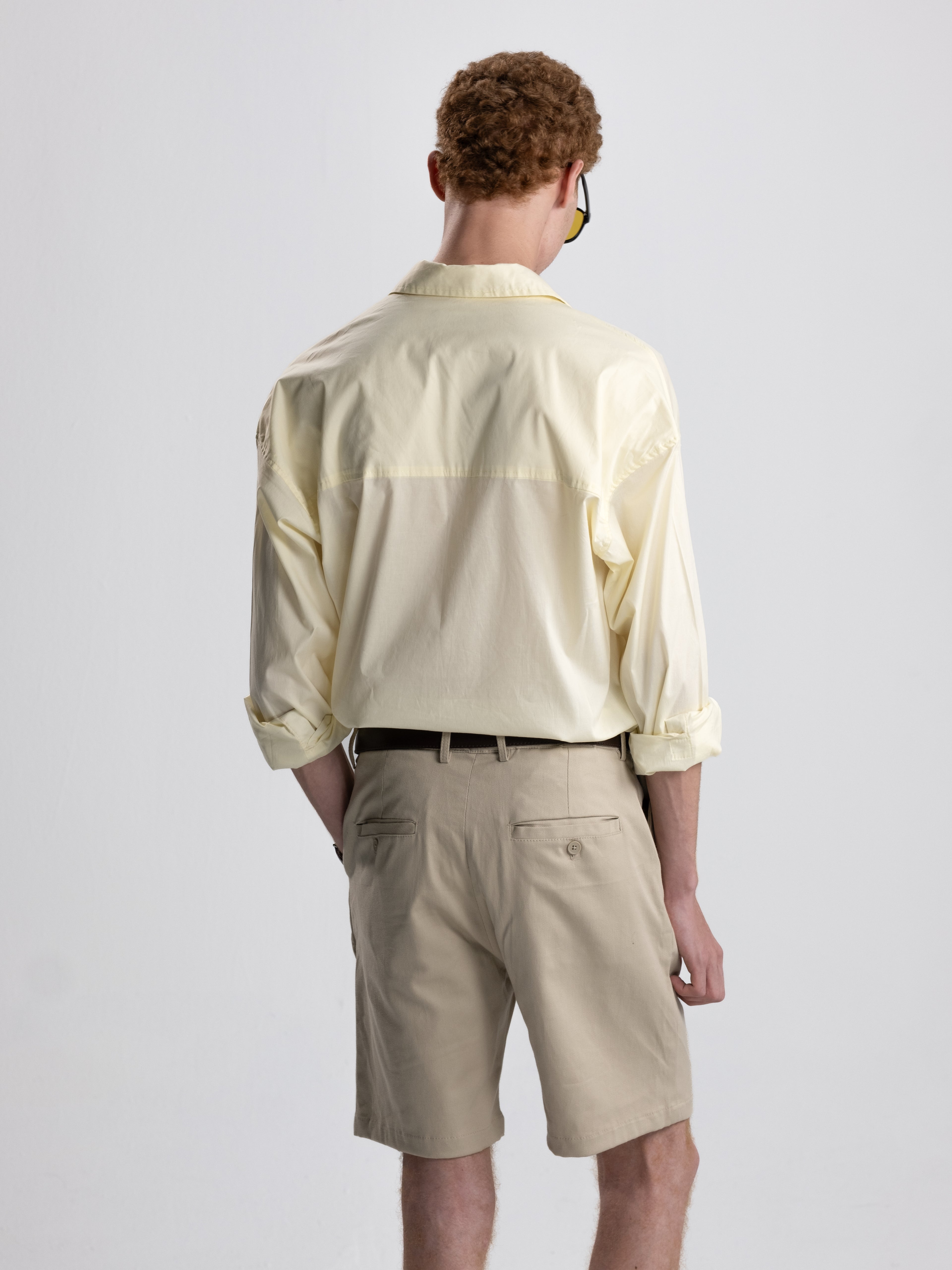 RELAXED SHIRT COTTON IN BABY YELLOW
