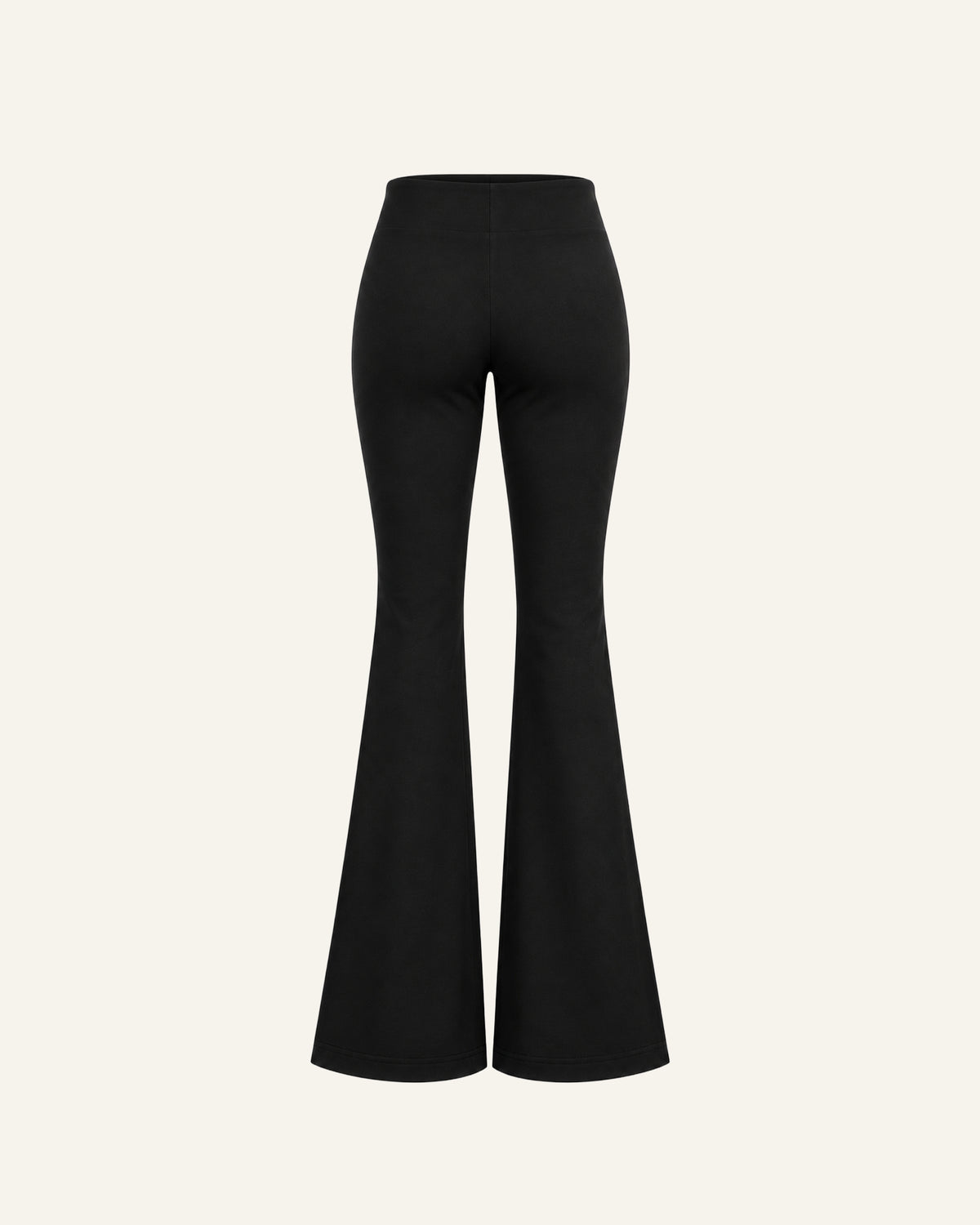 FLARED LEGGINGS PANTS IN BLACK