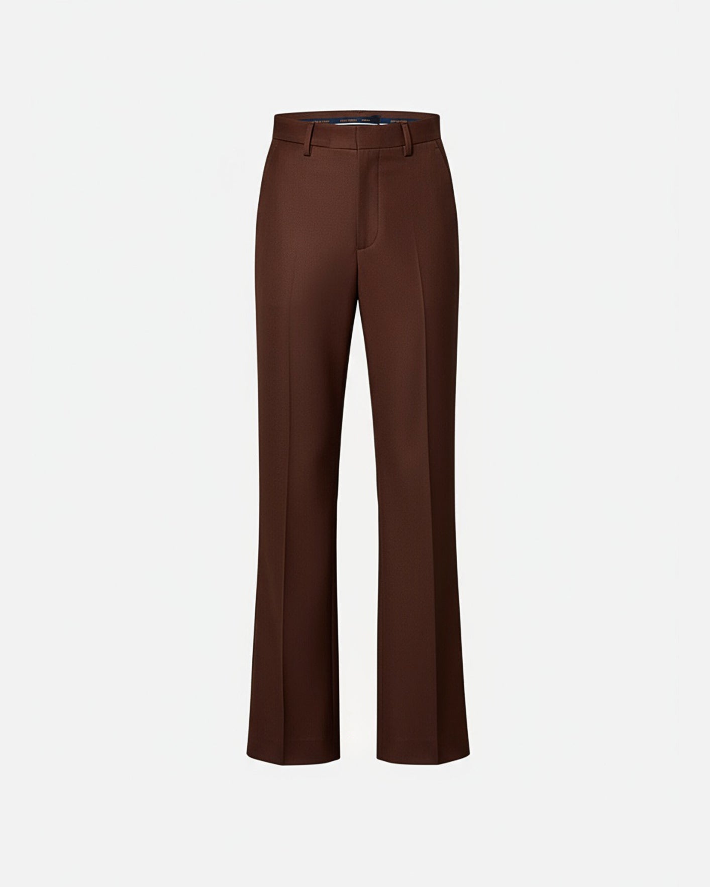 CHINO FLARED IN BROWN