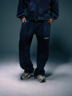 Washed wide-leg joggers