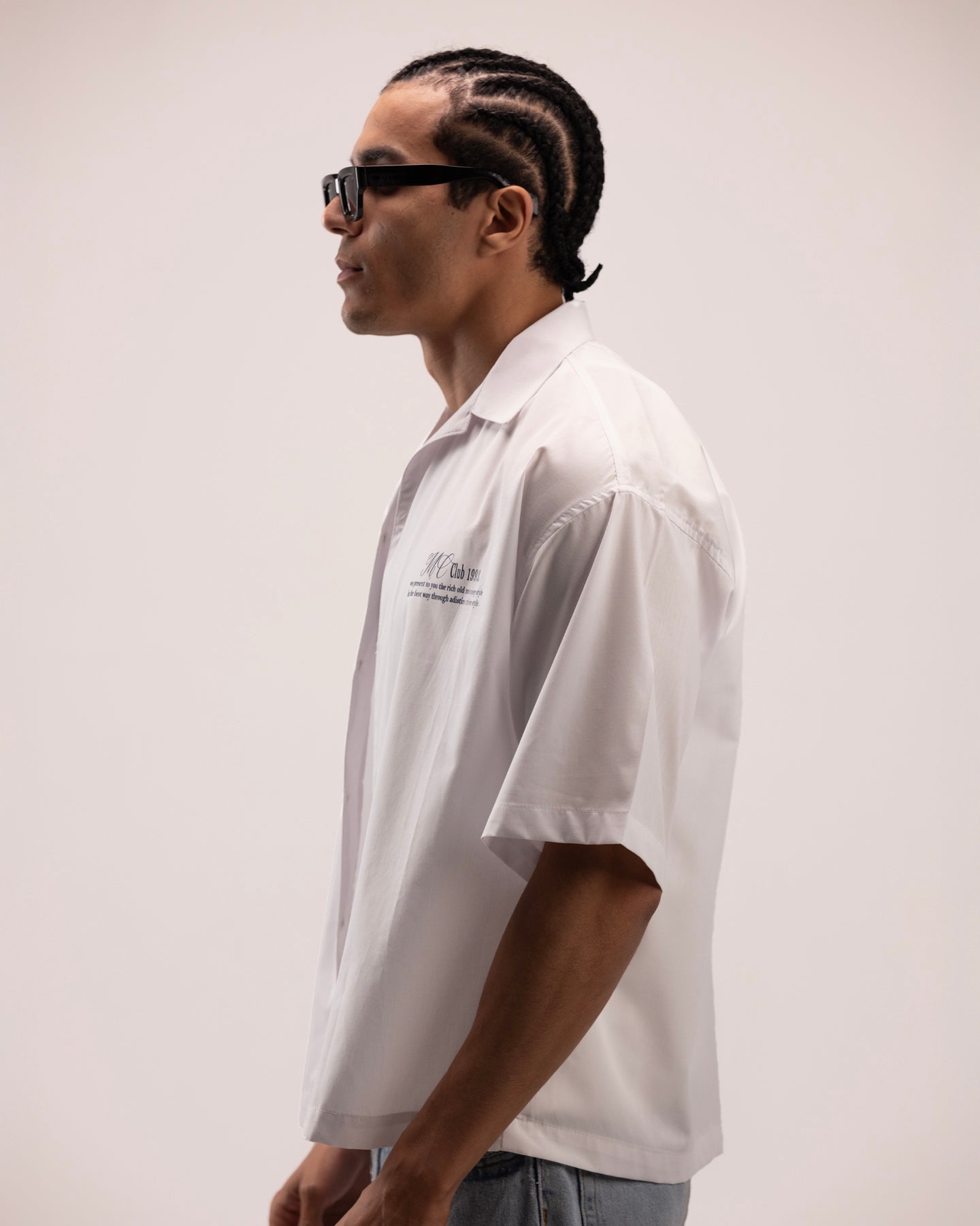 Boxy fit Shirt in white
