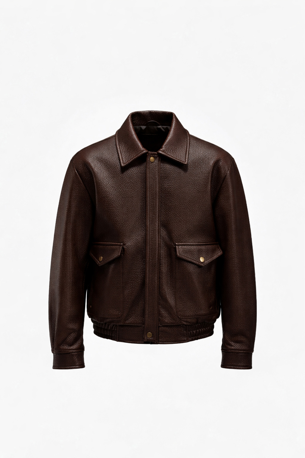BOMBER JACKET IN BRUN SEPIA