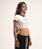 CropTop With Black Rib