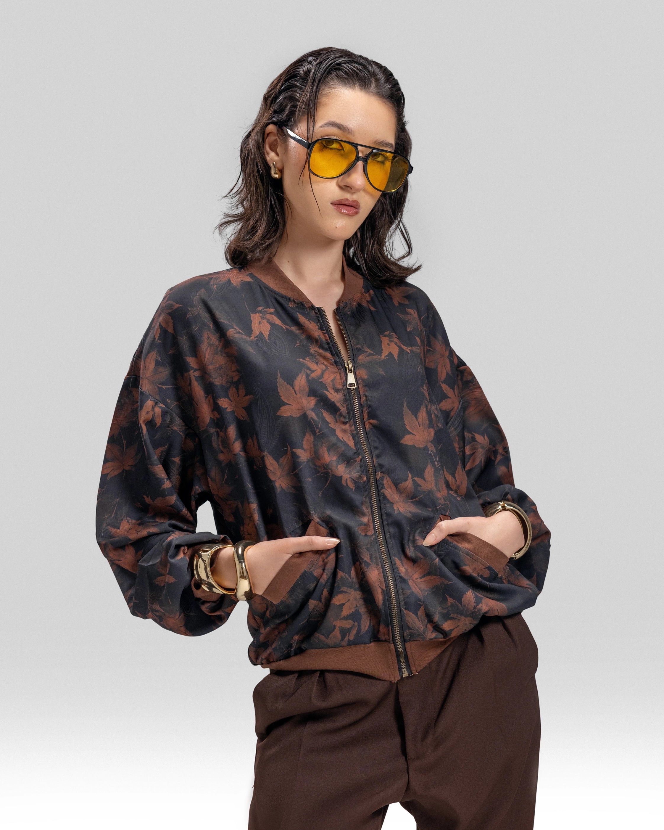 SATIN RELAXED JACKET