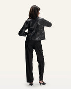 NAPOLEON LEATHER JACKET IN BLACK