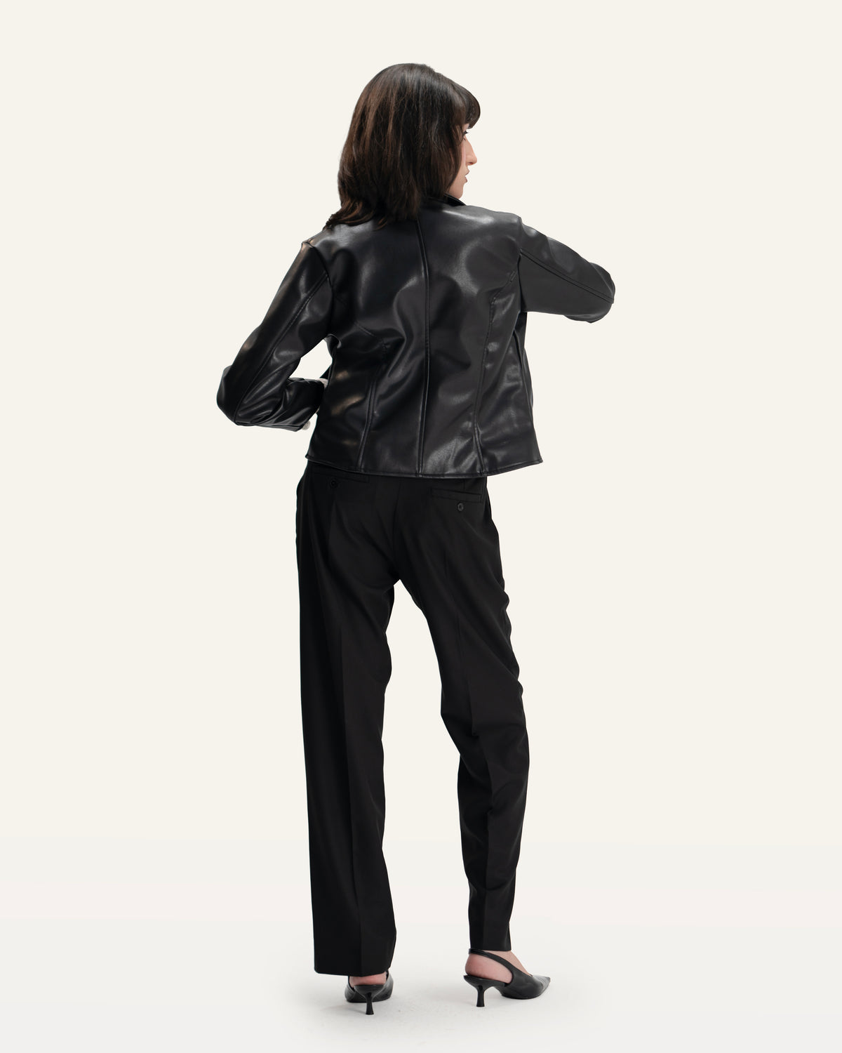 NAPOLEON LEATHER JACKET IN BLACK