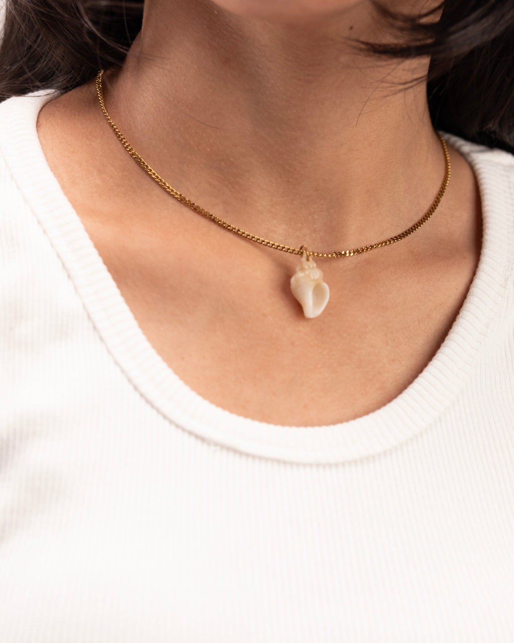 Shell Gold necklace