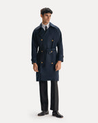 DOUBLE-BREASTED TRENCH COAT