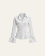 VICTORIAN WOMEN SHIRT IN WHITE