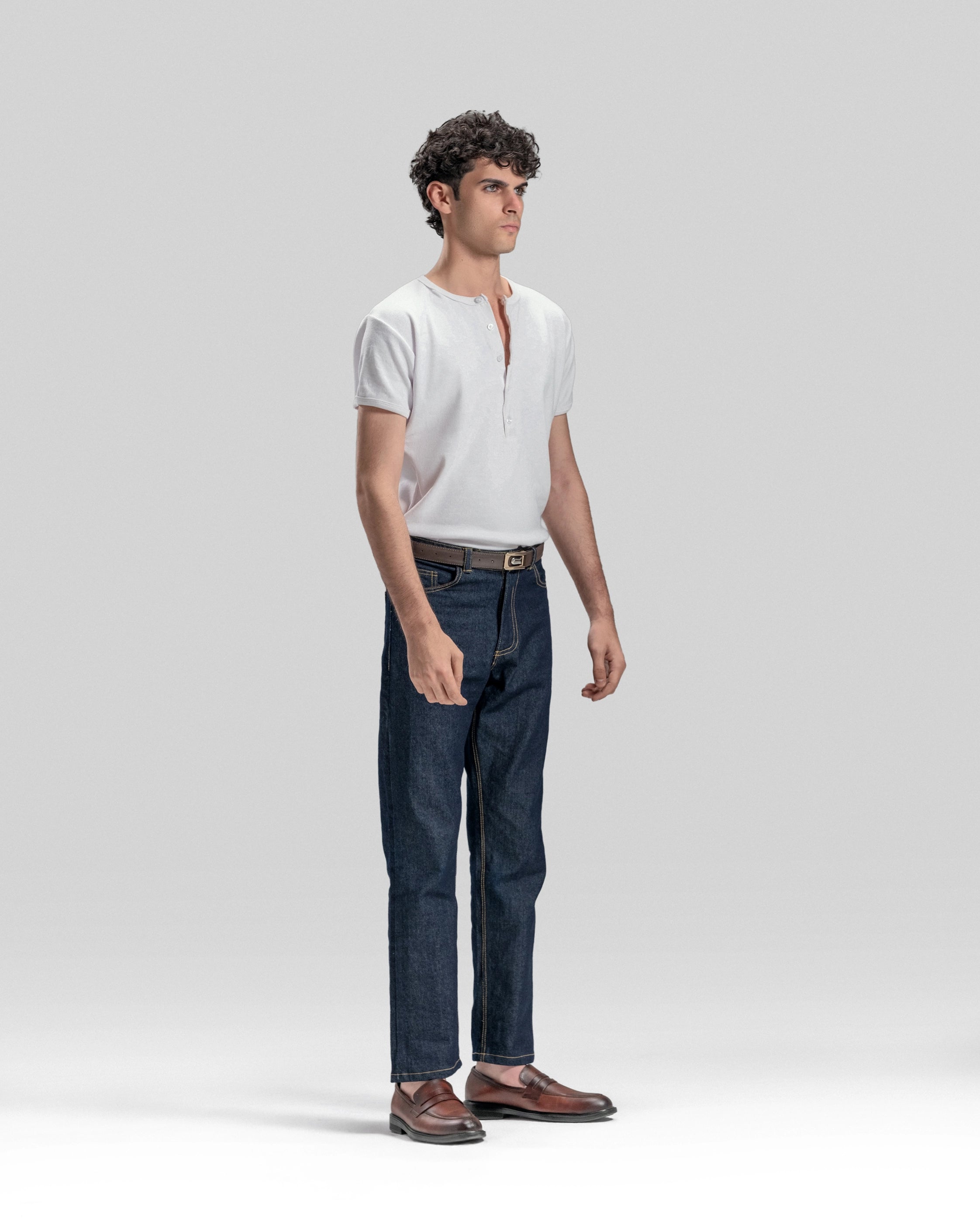RAW STRAIGHT FIT JEANS