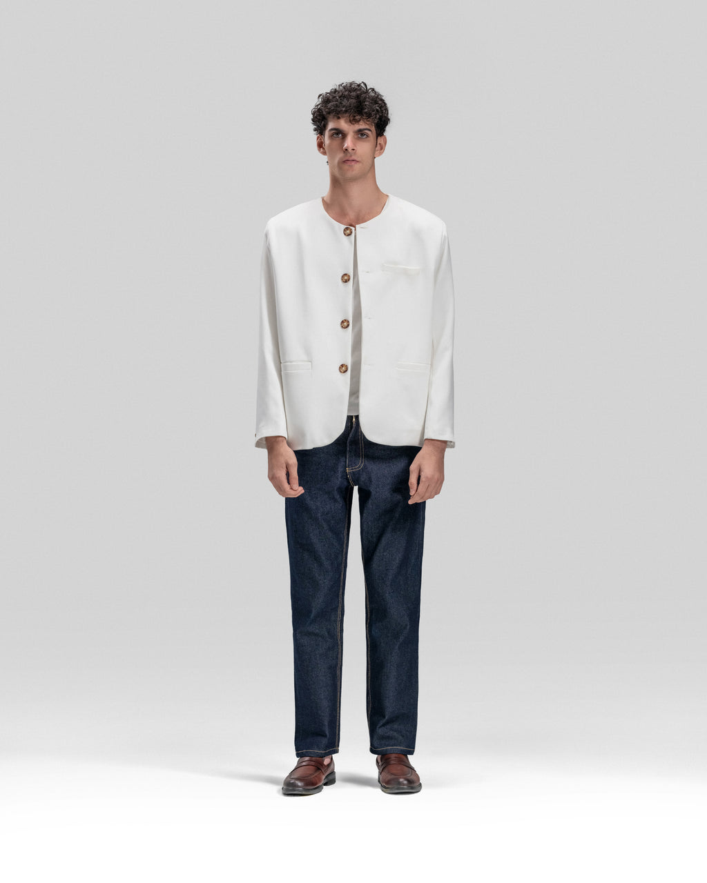 WHITE SUMMER BLAZER