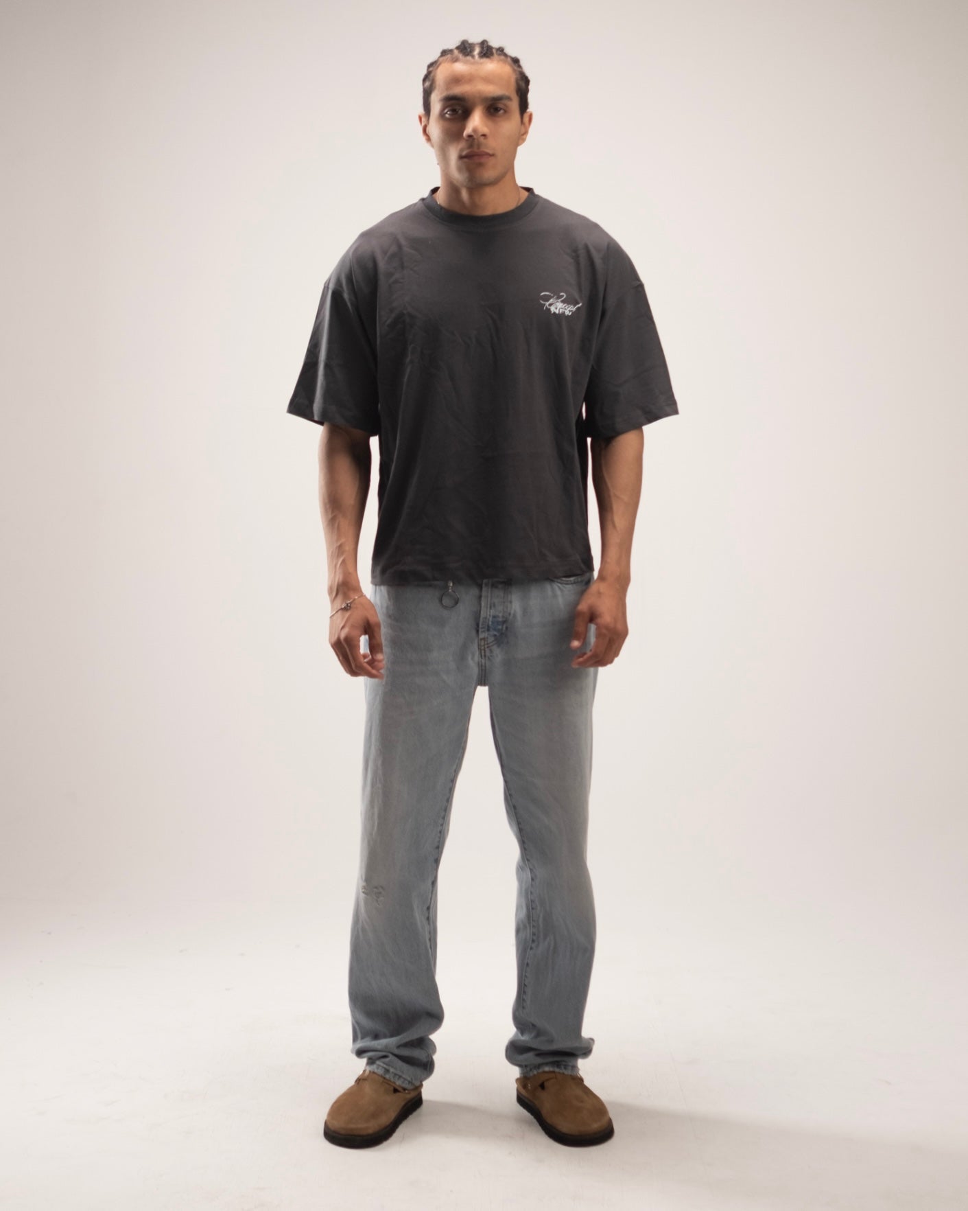 Boxy fit T-Shirt In Gray