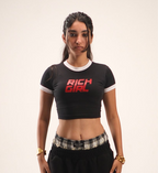 CropTop With White Rib