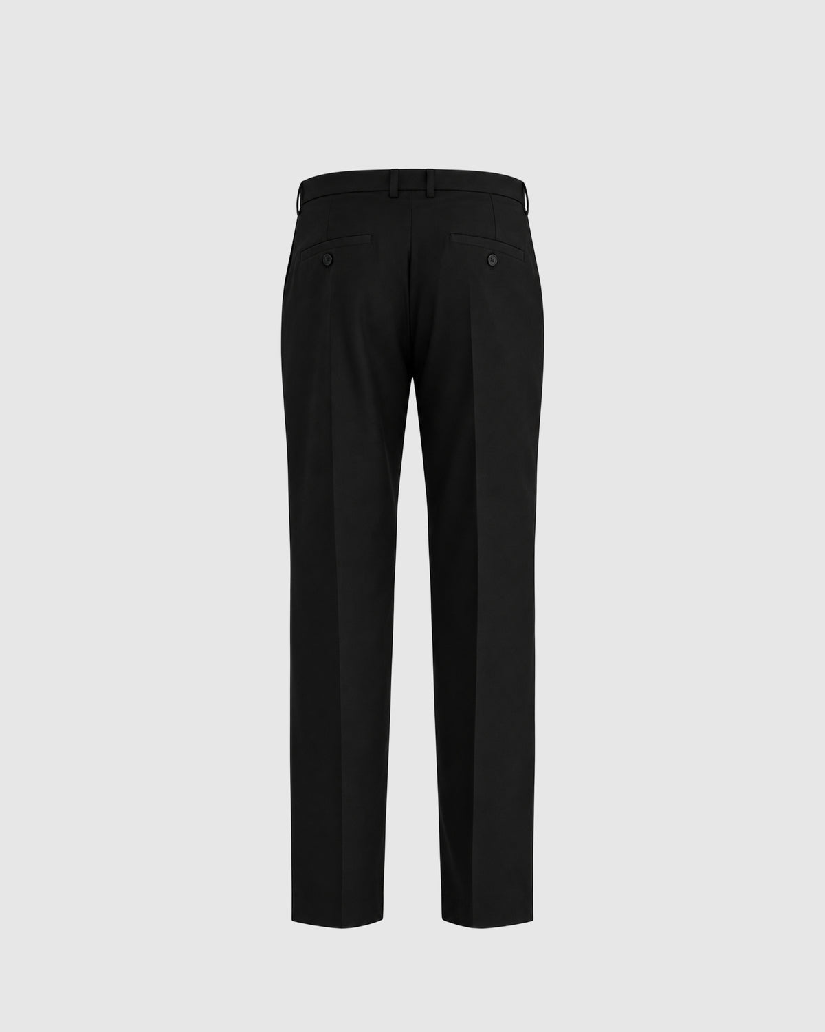 RELAXED TAILORED WITH PLEAT IN BLACK