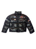 Cropped black Puffer jacket (turbo)