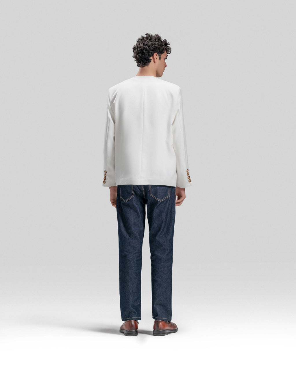 WHITE SUMMER BLAZER