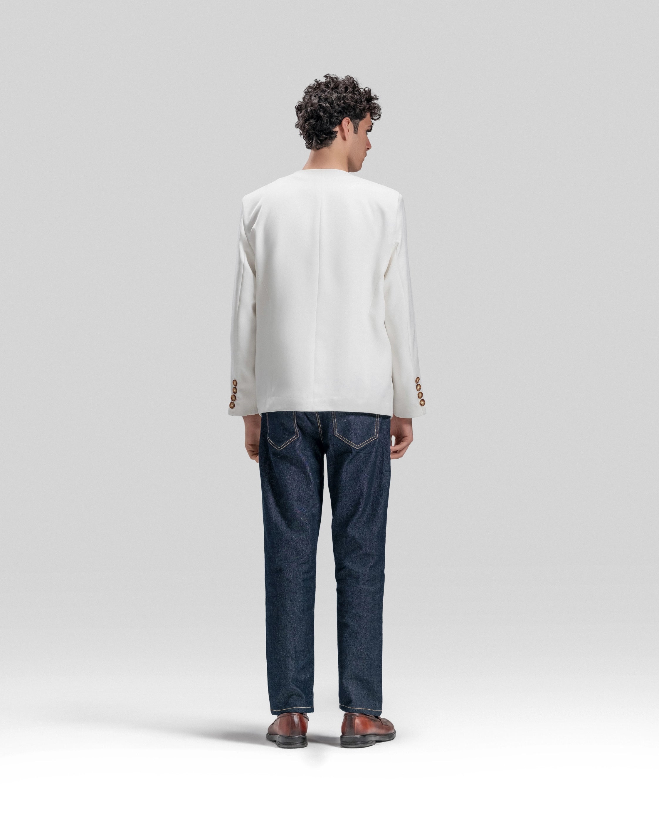 WHITE SUMMER BLAZER