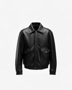 BOMBER JACKET IN BUBBLED BLACK