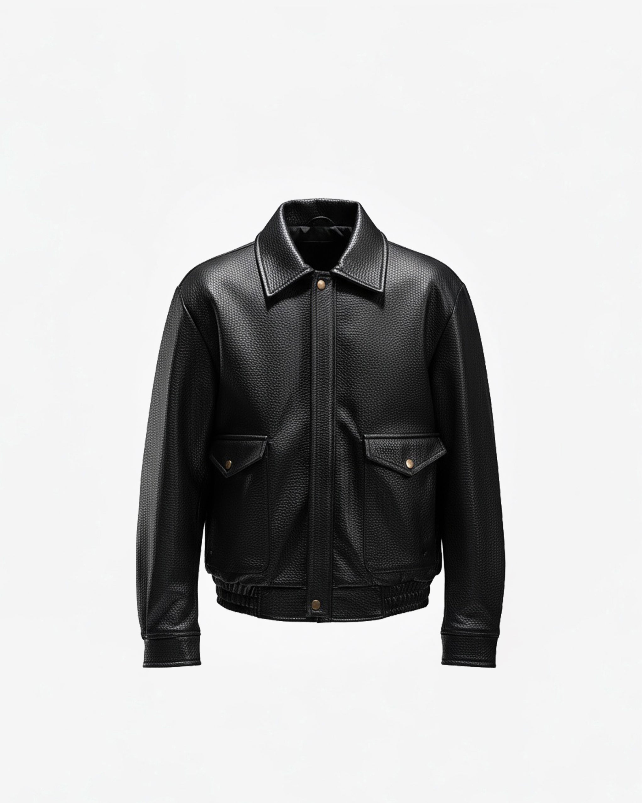 BOMBER JACKET IN BUBBLED BLACK