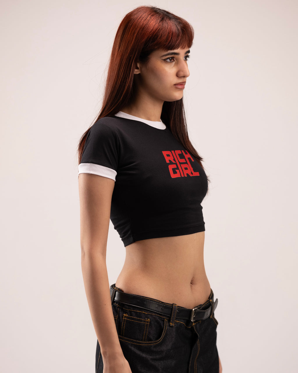 CropTop With White Rib