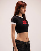 CropTop With White Rib