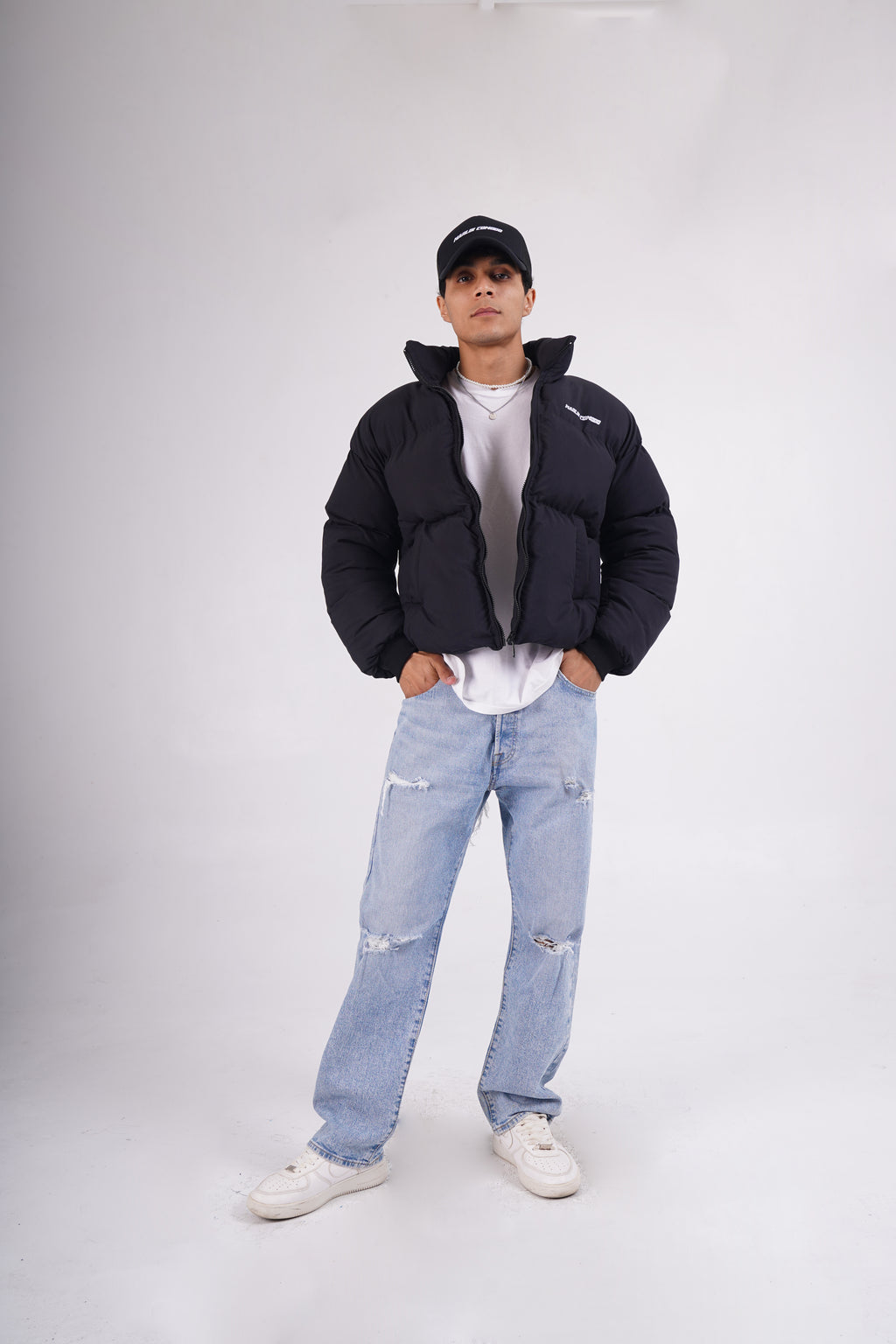 Puffer oversized jacket