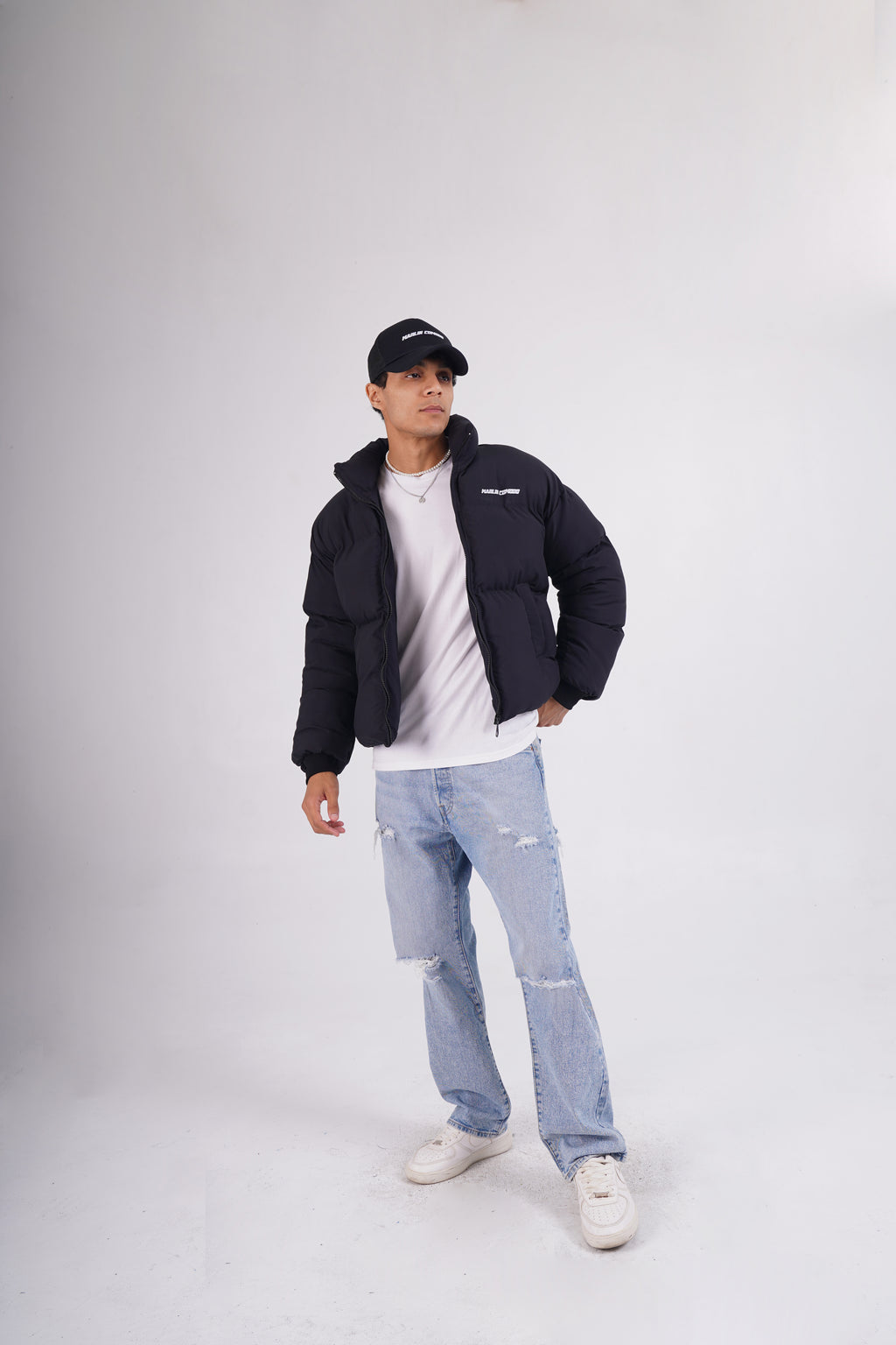 Puffer oversized jacket