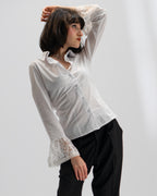 VICTORIAN WOMEN SHIRT IN WHITE