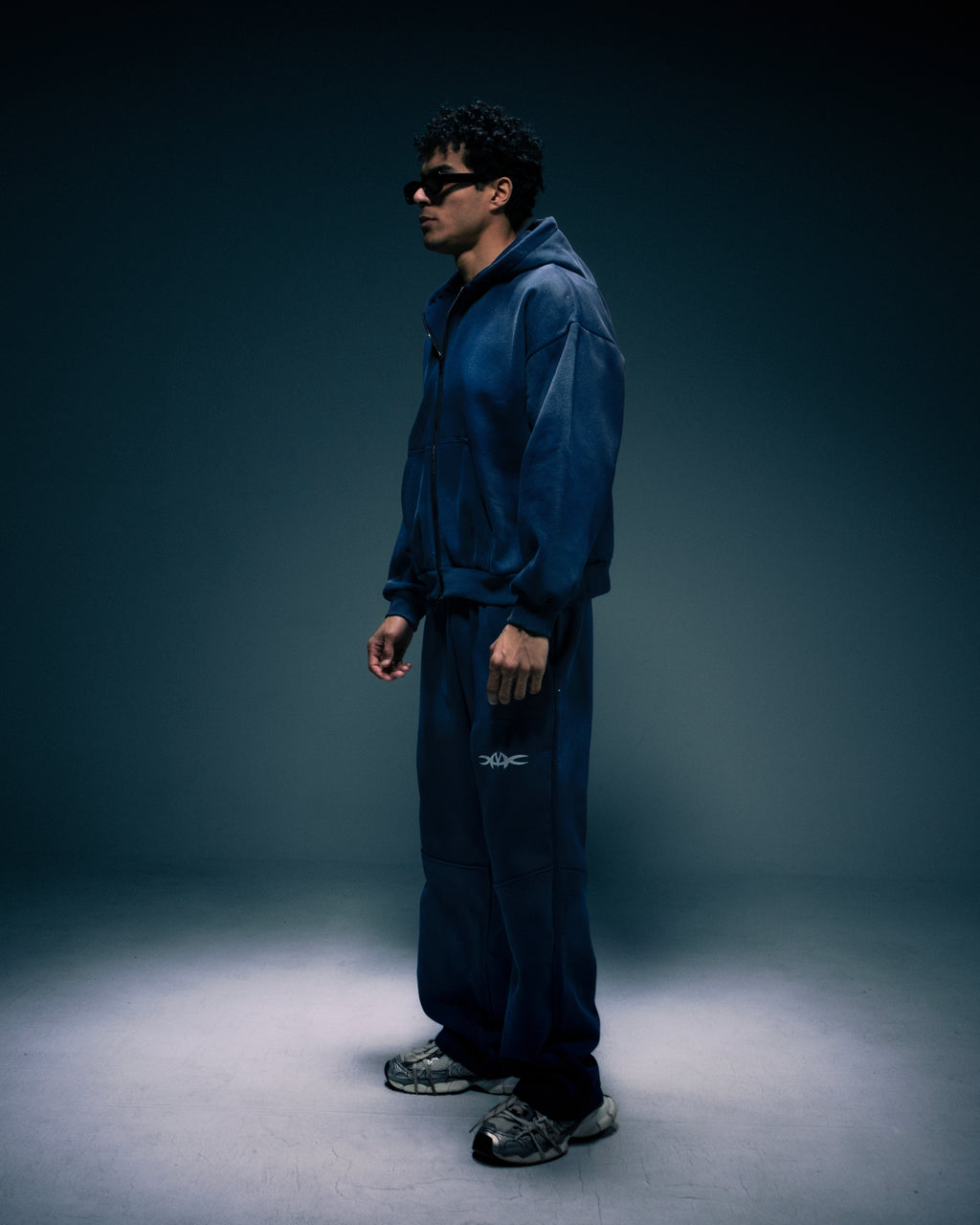 Relaxed fit washed tracksuit - 2items