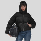WOMEN PUFFER JACKET IN BLACK