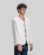 WHITE SUMMER BLAZER
