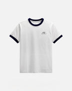 Ringer T-Shirt With Navy Rib