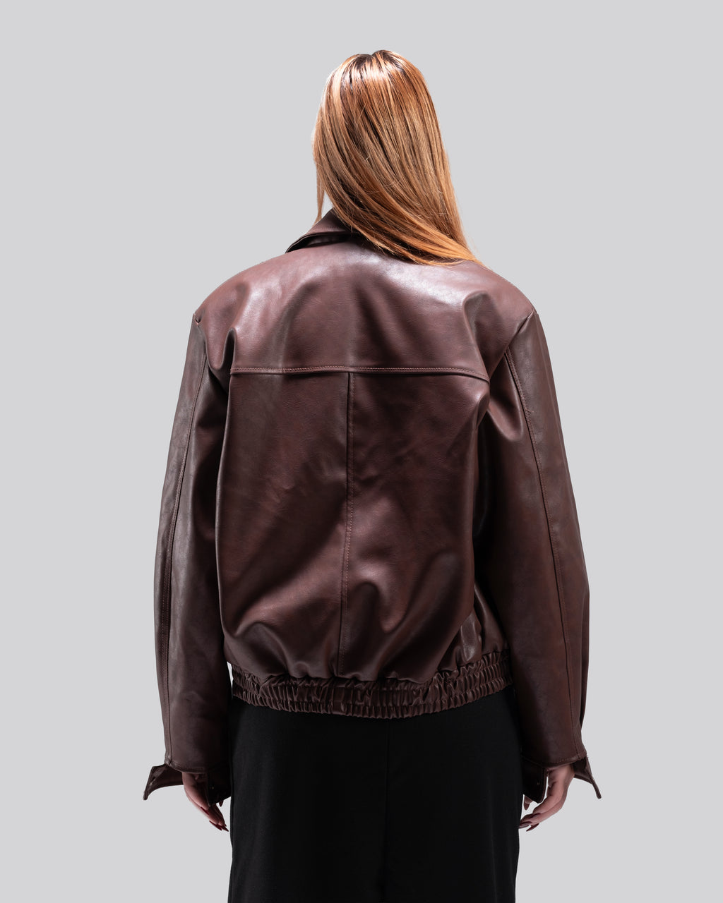 BOMBER JACKET IN
BRUN SEPIA